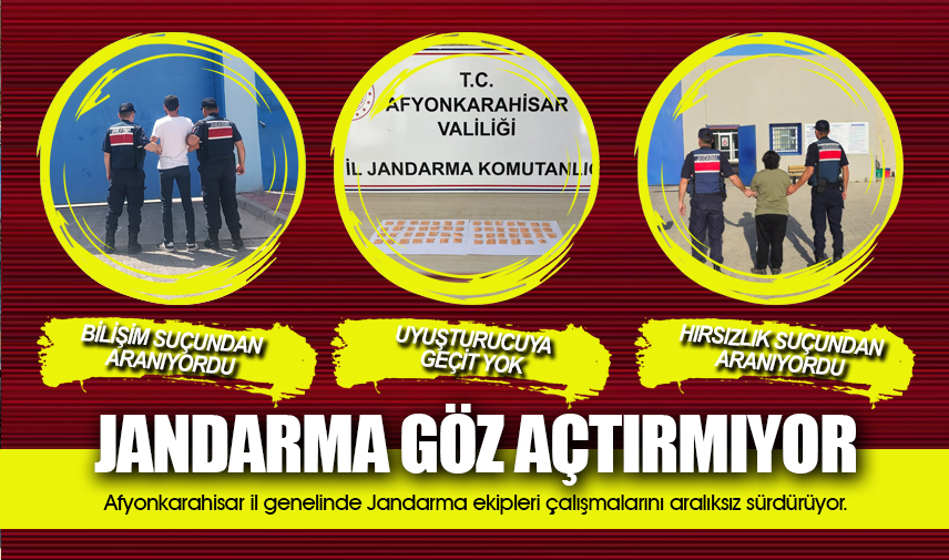 Jandarma göz açtırmıyor